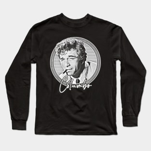 Columbo  Retro TV Fan Design Long Sleeve T-Shirt